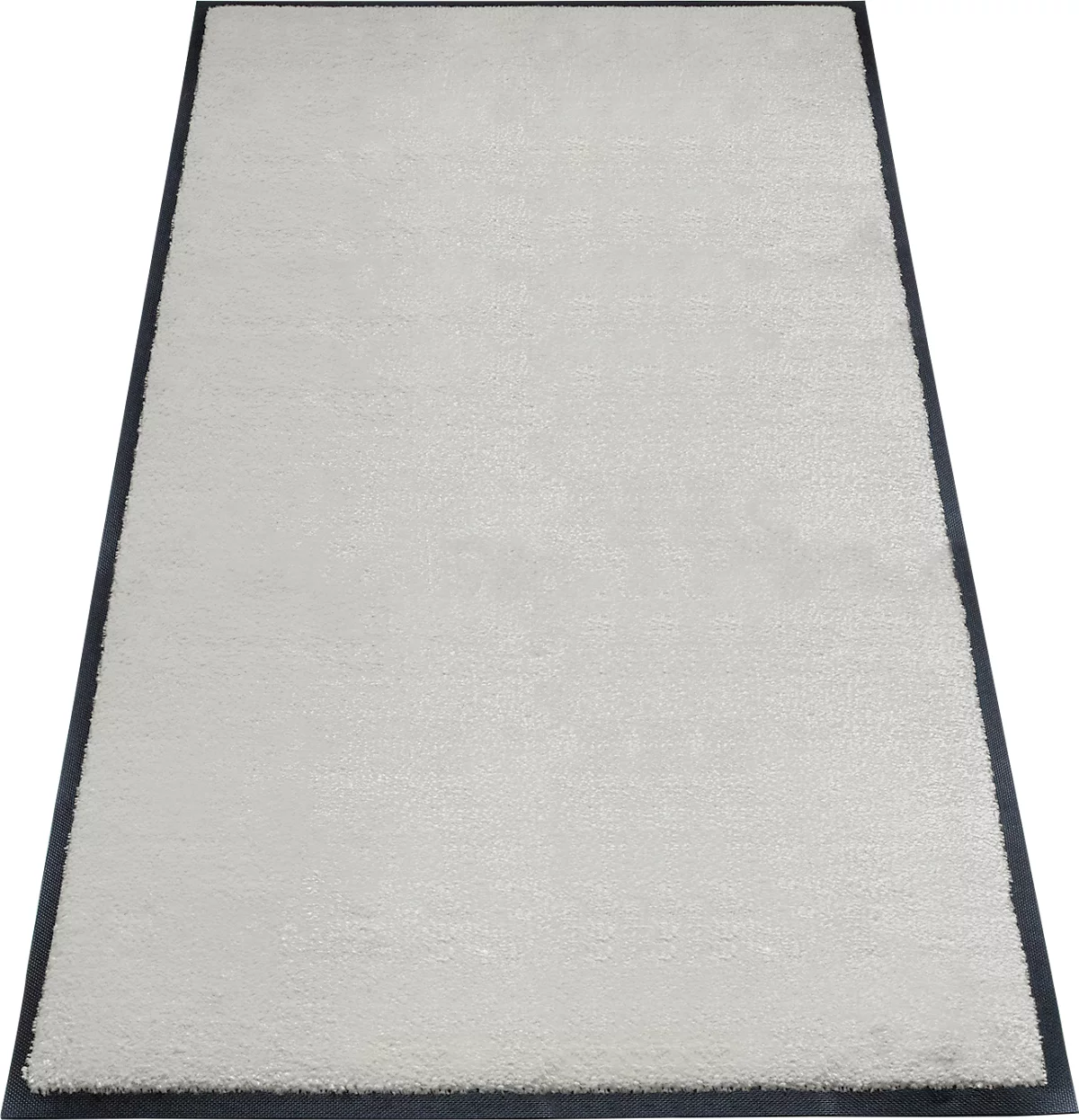 alfombra de retención de suciedad miltex Eazycare Style, angular, antiestática, resistente a los rayos UV, lavable, nylon de alta torsión y caucho niltril, 850 x 1500 mm, gris ágata