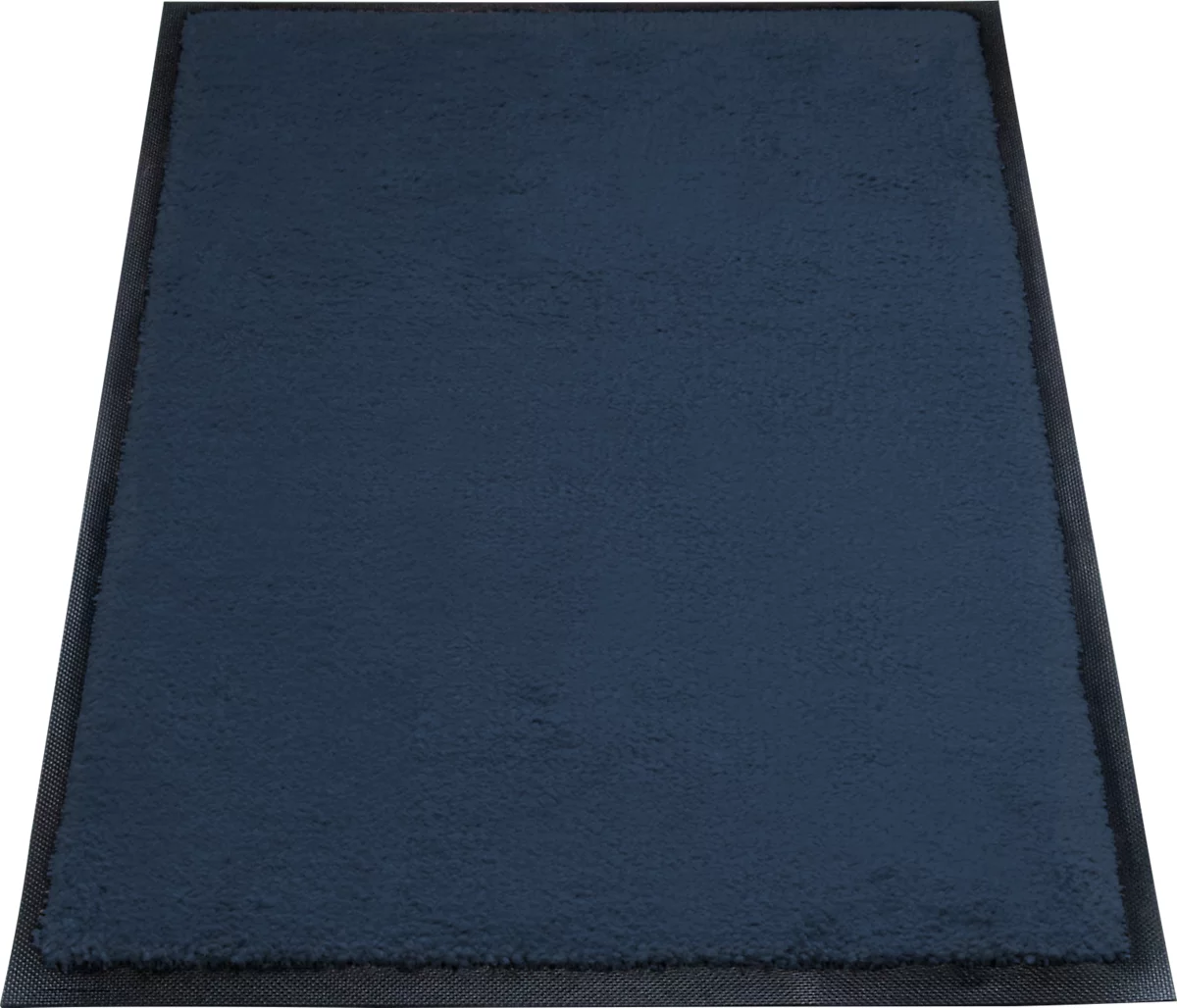 alfombra de retención de suciedad miltex Eazycare Style, angular, antiestática, resistente a los rayos UV, lavable, nylon de alta torsión y goma Niltril, 600 x 850 mm, azul acero