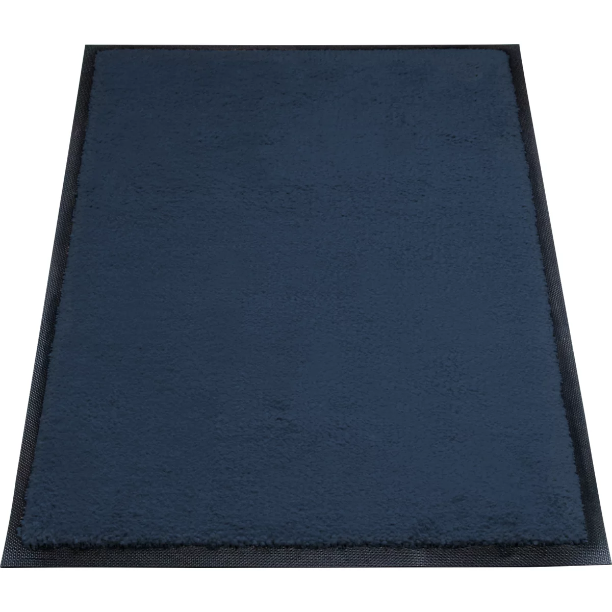 alfombra de retención de suciedad miltex Eazycare Style, angular, antiestática, resistente a los rayos UV, lavable, nylon de alta torsión y goma Niltril, 600 x 850 mm, azul acero