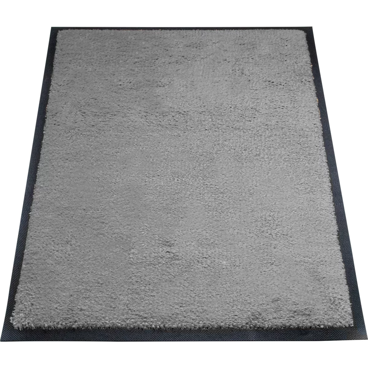 alfombra de retención de suciedad miltex Eazycare Style, angular, antiestática, resistente a los rayos UV, lavable, nylon de alta torsión y goma Niltril, 600 x 850 mm, gris basalto