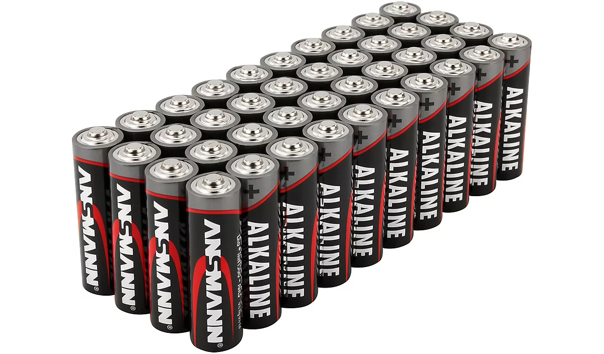 Alkaline Batterien Ansmann, Micro AAA, 7 Jahre Lebensdauer, 40 Stück