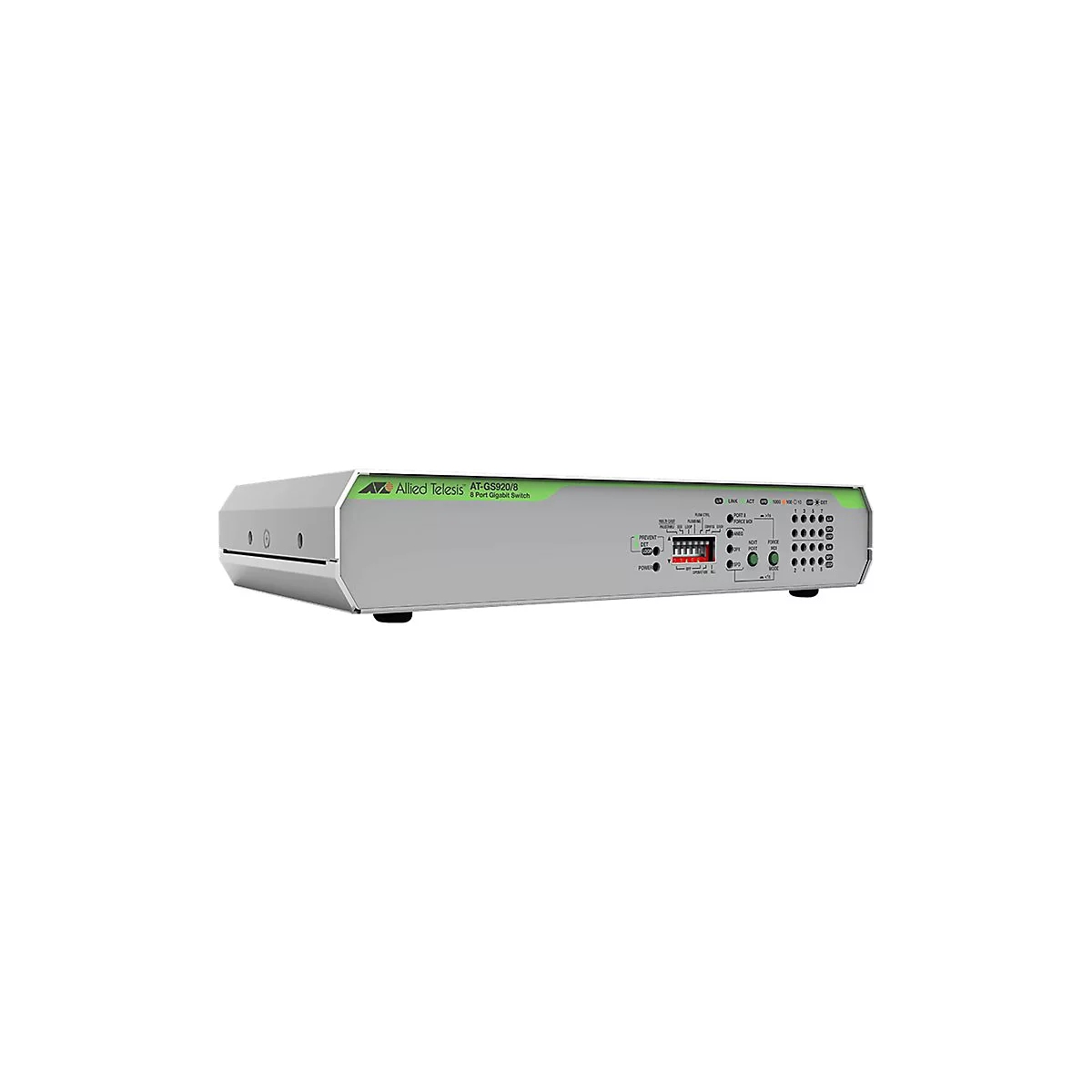 Allied Telesis CentreCOM AT-GS920/8 - Switch - unmanaged - 8 x 10/100/1000 - Desktop