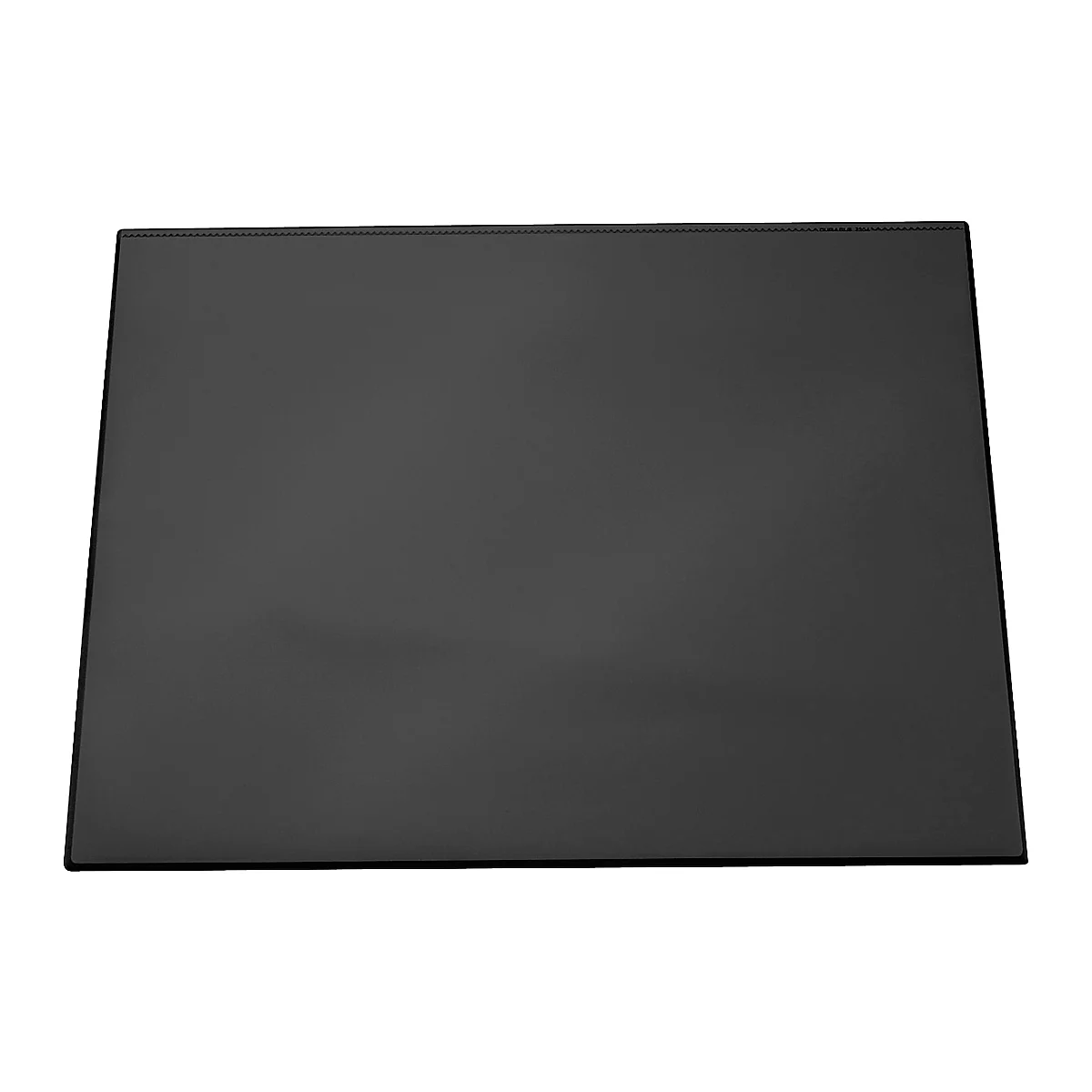 Almohadilla de escritorio de lámina con panel de vista completa, negro