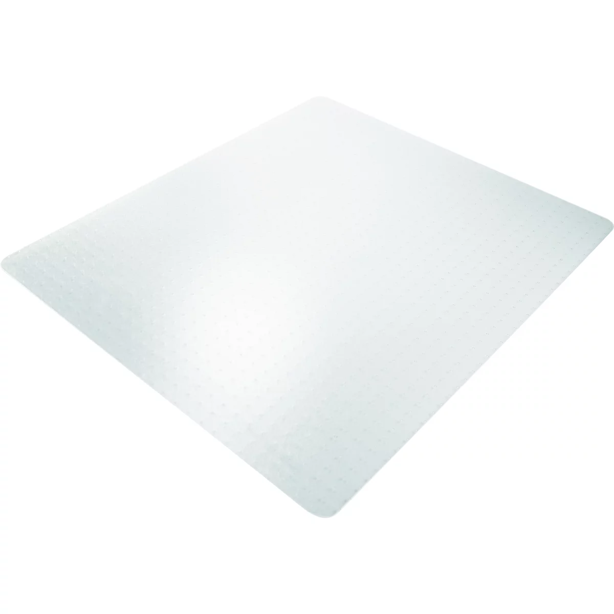 Almohadilla de escritorio ECO GRIP SOLID, para suelos enmoquetados, tacos de anclaje, antideslizante y retardante de llama, 1100 x 1200 mm, PC y PUR, transparente