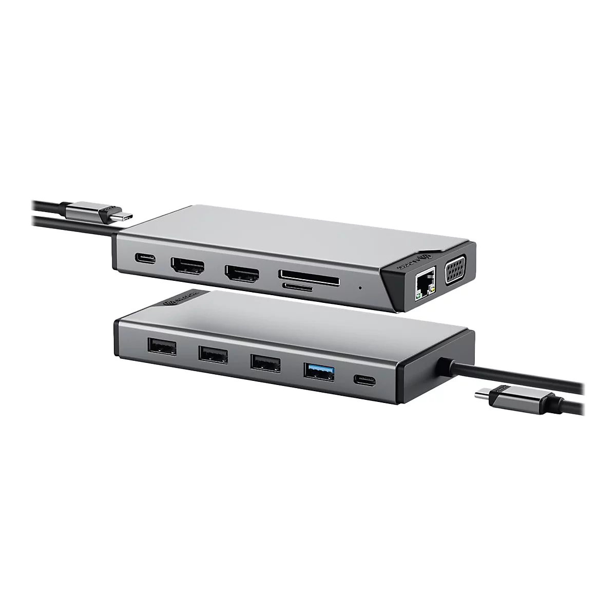 ALOGIC DV3 - Mini-Dock - USB-C - 2 x HDMI, VGA - 1GbE