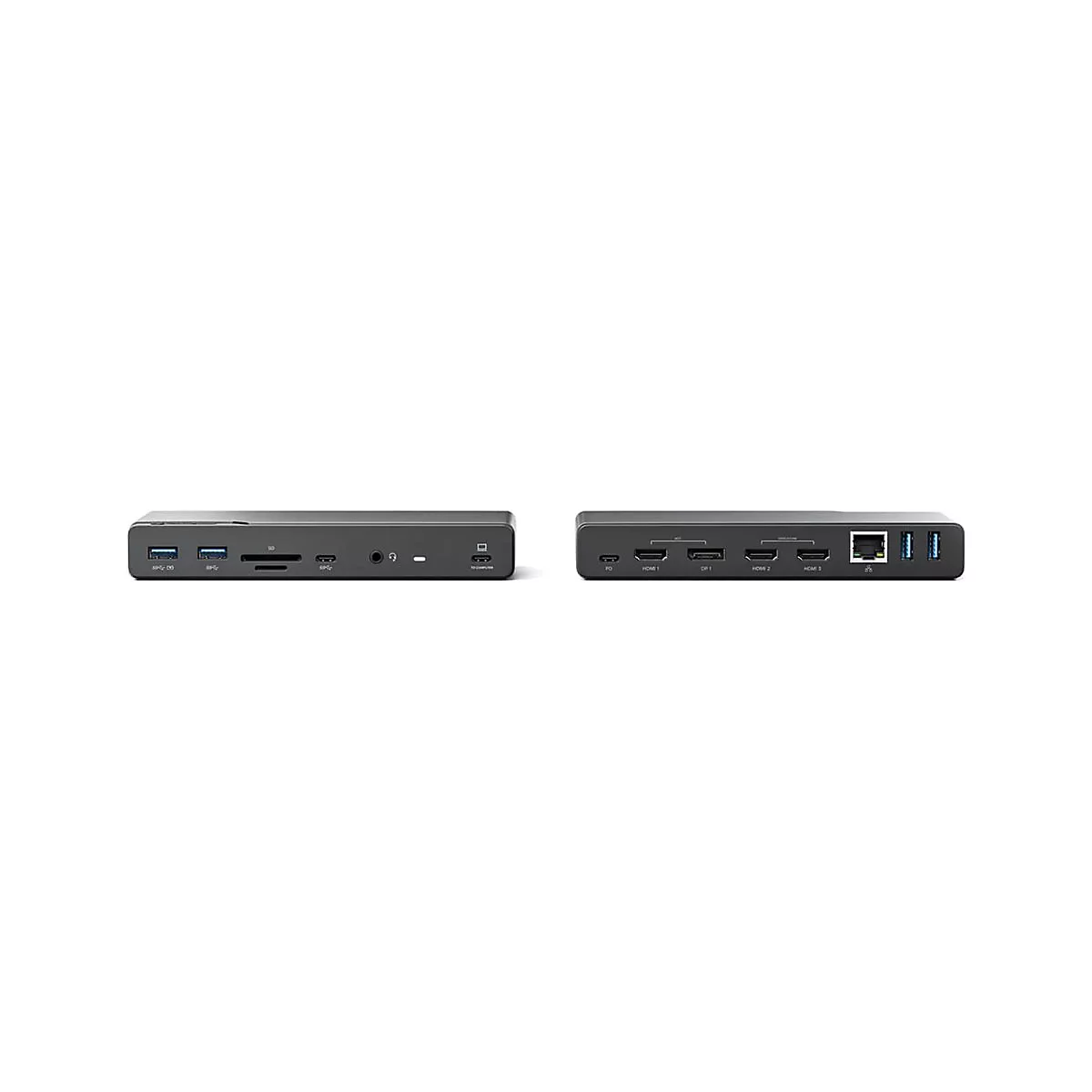 ALOGIC DV4 - Dockingstation - für Laptop - USB-C / USB-A - 3 x HDMI, DP - 1GbE