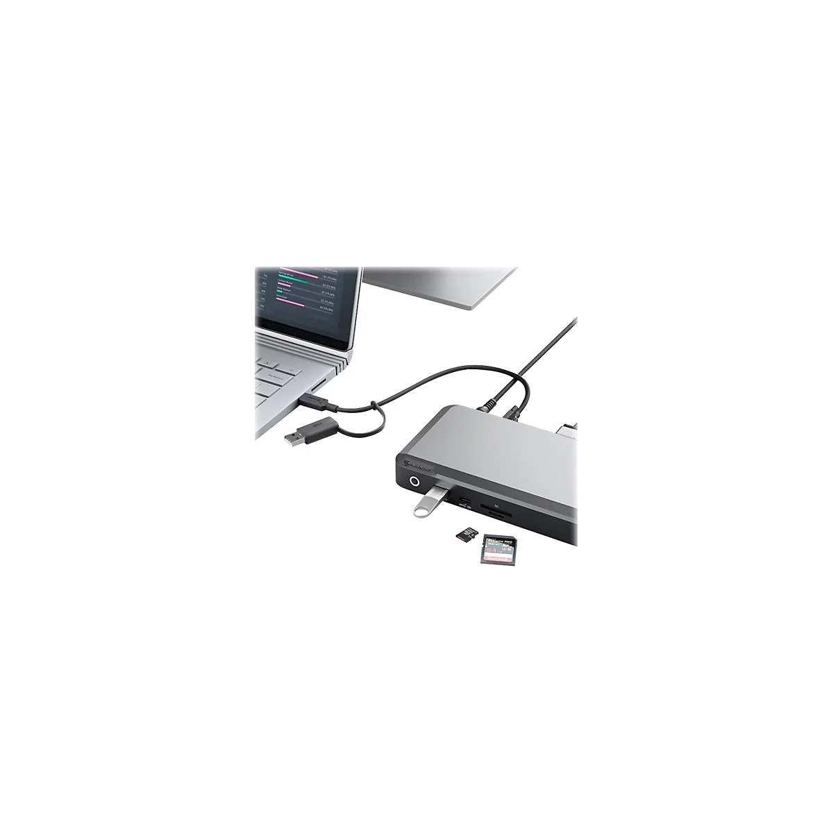 ALOGIC DX3 - Dockingstation - USB-C - 3 x DP - 1GbE - 135 Watt