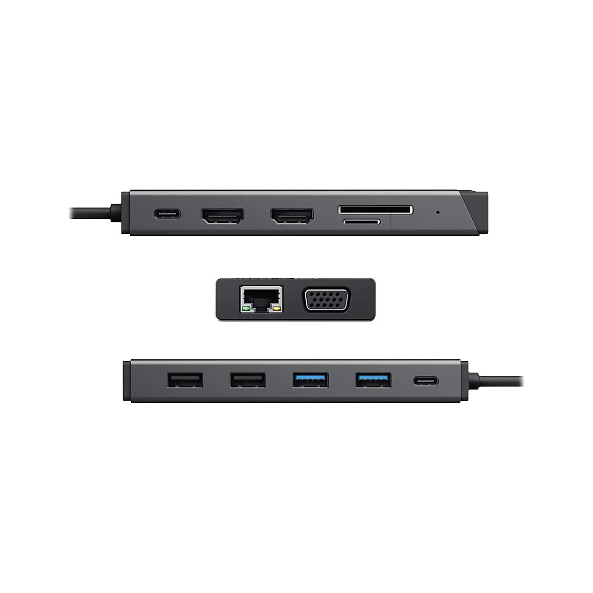 ALOGIC MV2 - Dockingstation - USB-C - VGA, 2 x HDMI - 1GbE