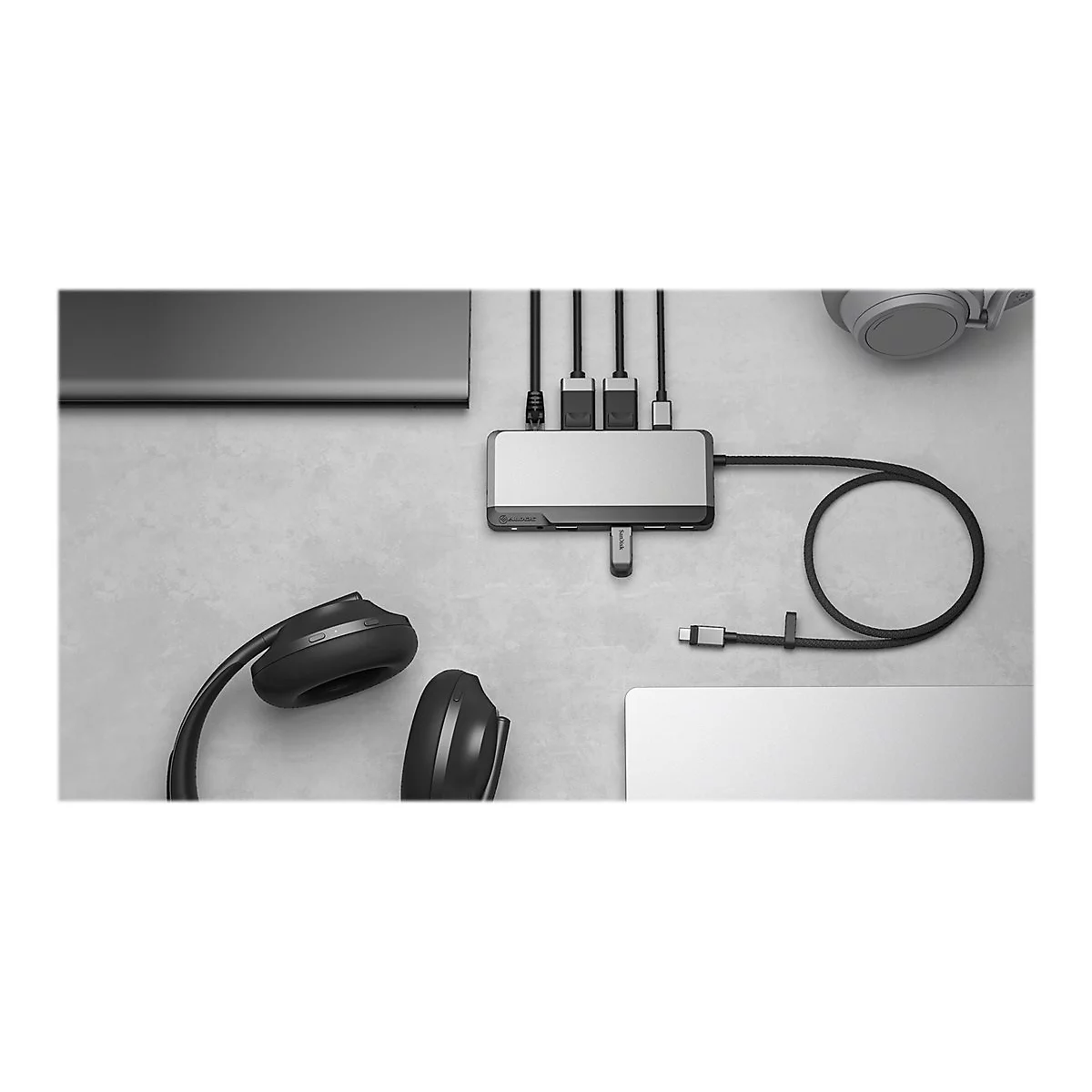 ALOGIC MX2 Lite DisplayPort Edition - Dockingstation - USB-C - 2 x DP - 1GbE