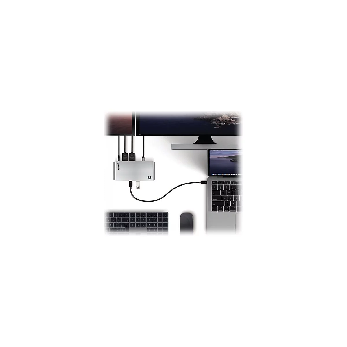 ALOGIC ThunderBolt 3.0 TURBO Docking Station with USB-C - Dockingstation - USB-C / Thunderbolt 3 - 2 x DP - 1GbE