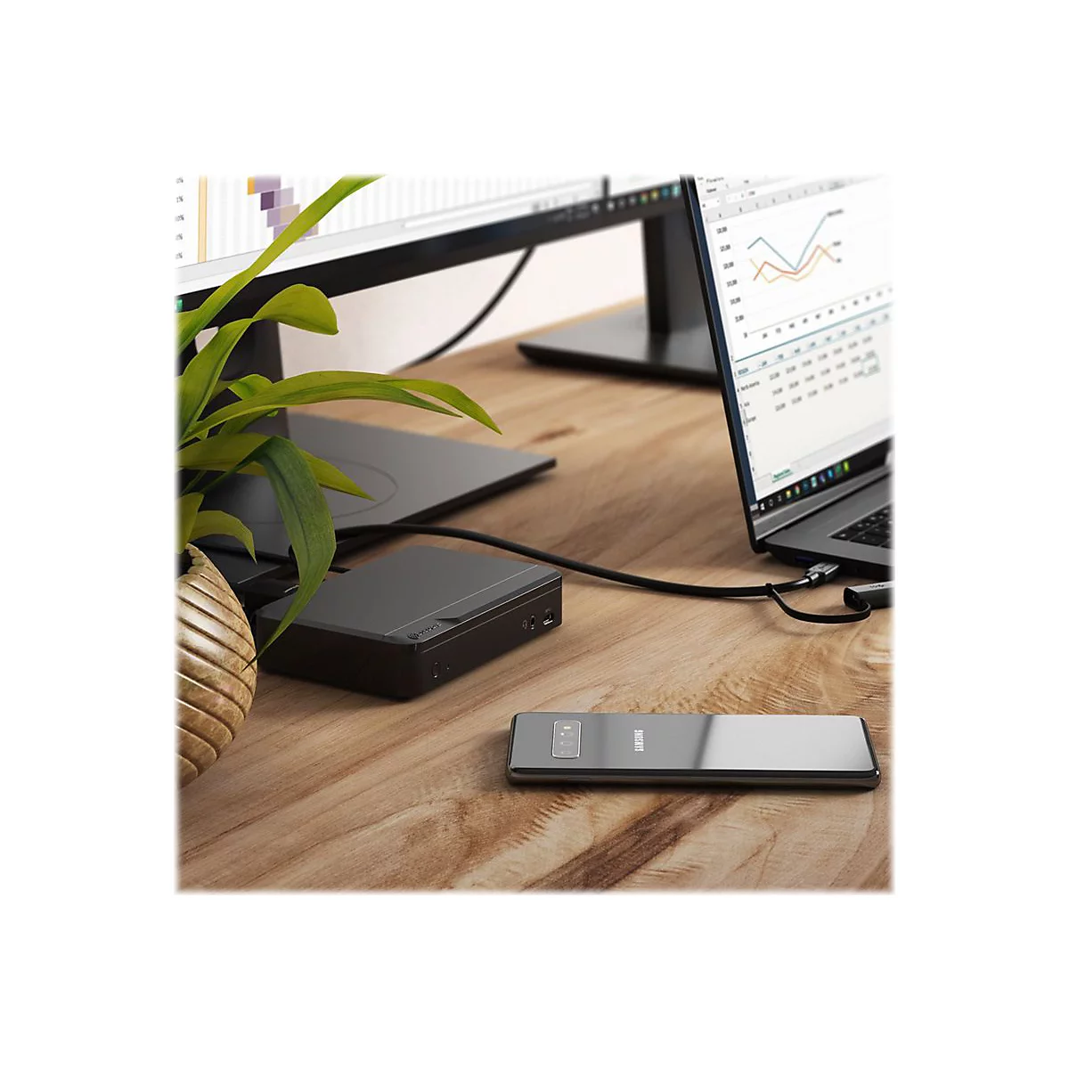 ALOGIC Universal Twin HD Pro Docking Station - Dockingstation - USB-C - HDMI - 1GbE - 120 Watt