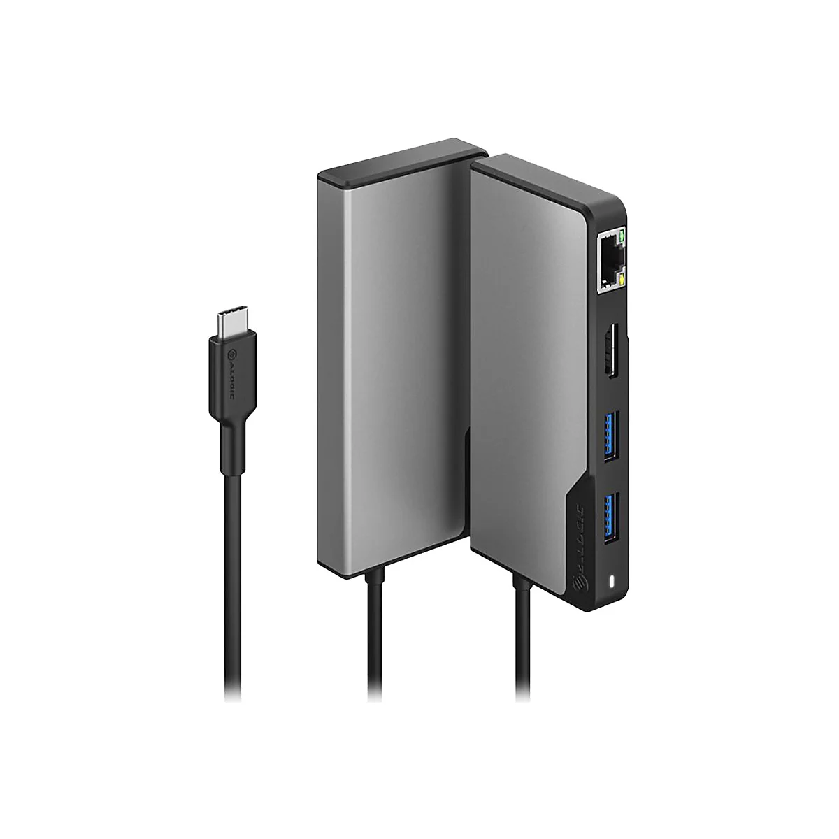 ALOGIC USB-C Fusion ALPHA 5-in-1 Hub V2 - Dockingstation - USB-C - HDMI - 1GbE