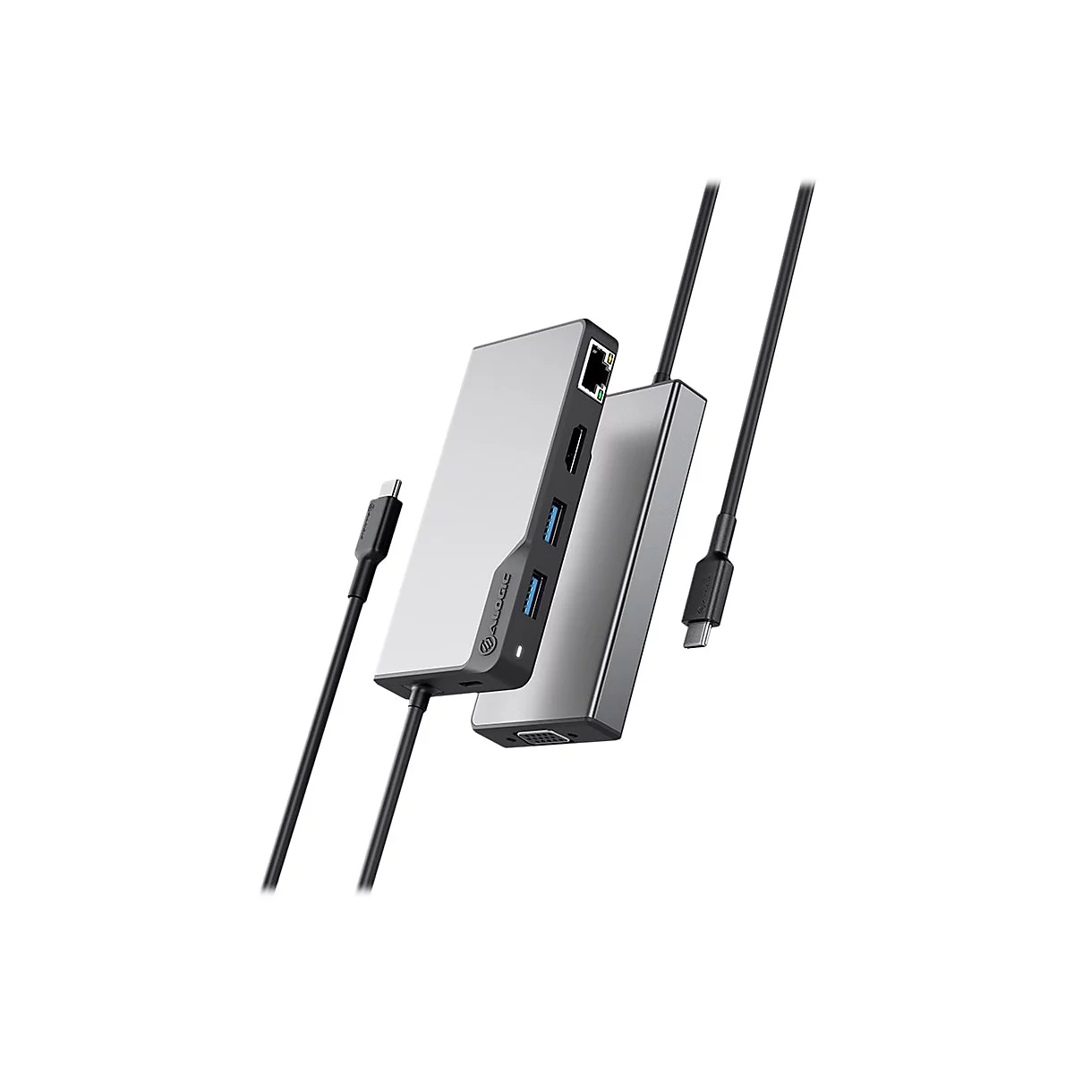ALOGIC USB-C Fusion MAX 6-in-1 Hub V2 - Dockingstation - USB-C 3.1 Gen 1 - VGA, HDMI - 1GbE