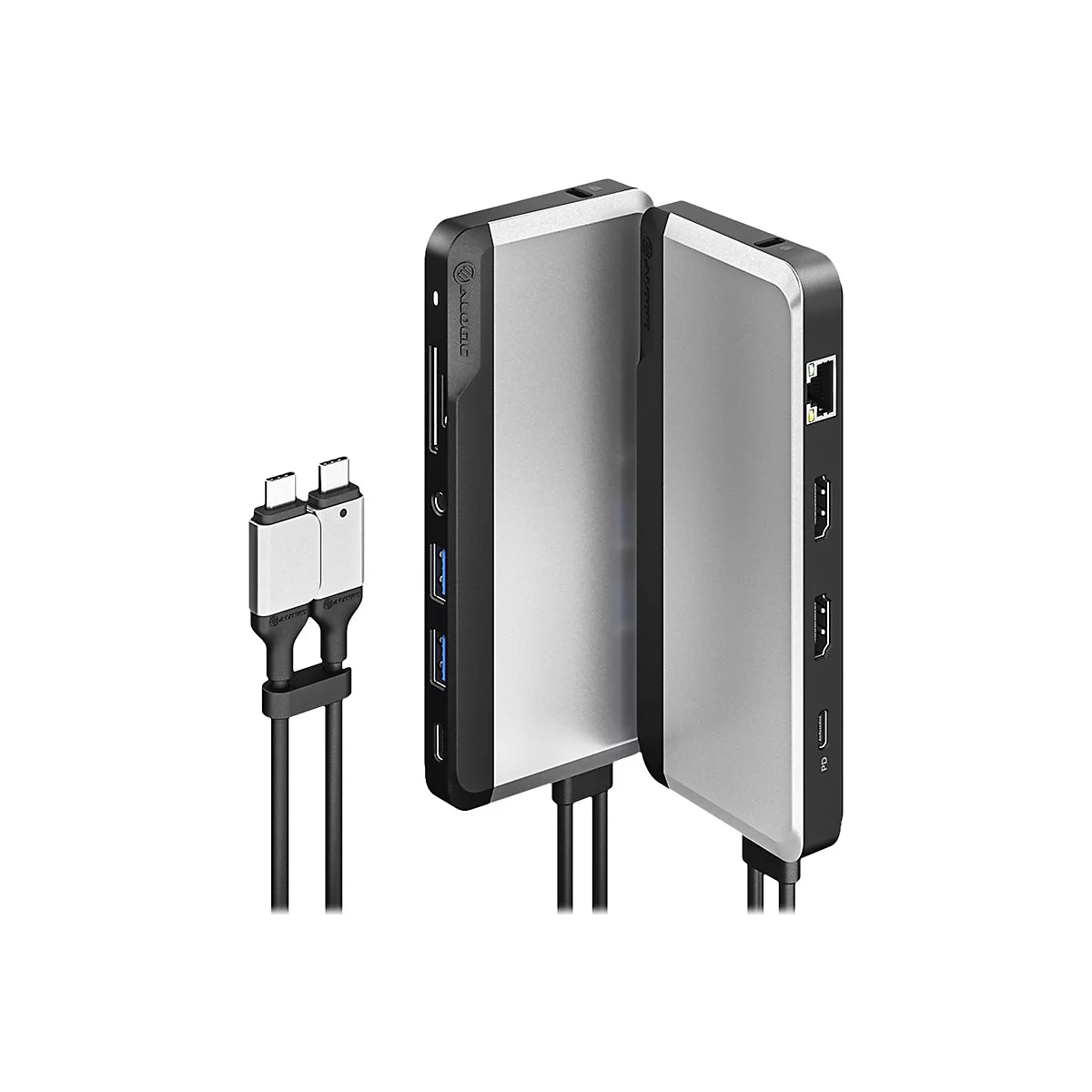 ALOGIC USB-C Super Dock - Dockingstation - USB-C / Thunderbolt 3 - 2 x HDMI - 1GbE