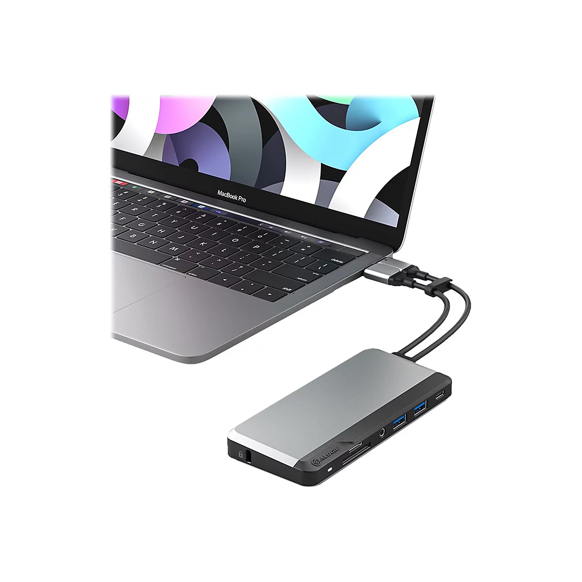 ALOGIC USB-C Super Dock - Dockingstation - USB-C / Thunderbolt 3 - 2 x HDMI - 1GbE