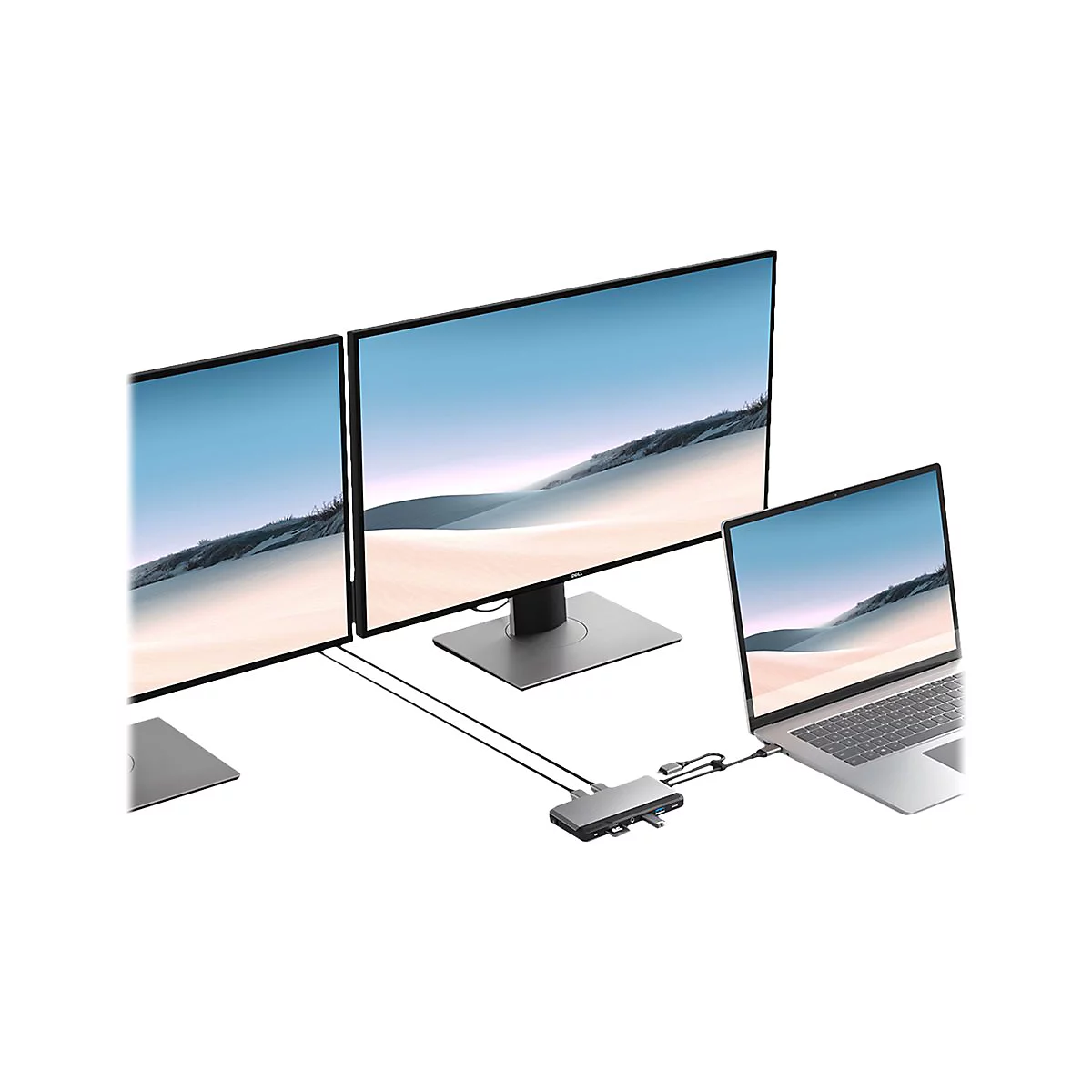 ALOGIC USB-C Super Dock - Dockingstation - USB-C / Thunderbolt 3 - 2 x HDMI - 1GbE