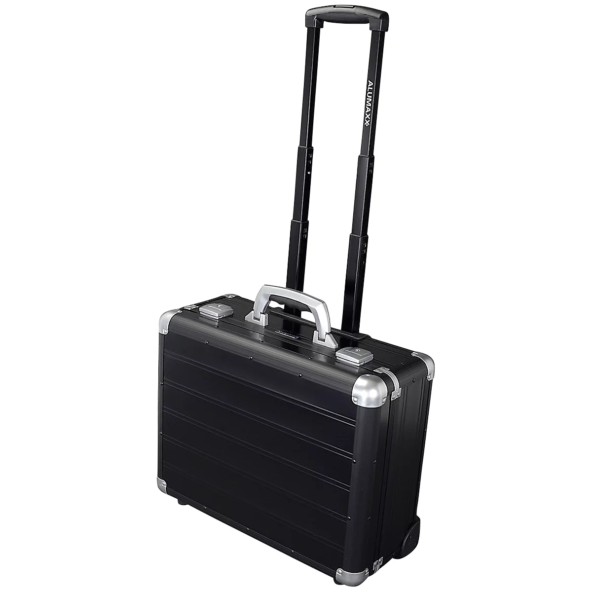 ALUMAXX Business Trolley GALAXY, mit Tragegriff und Rollen, 1 Fach, schwarz