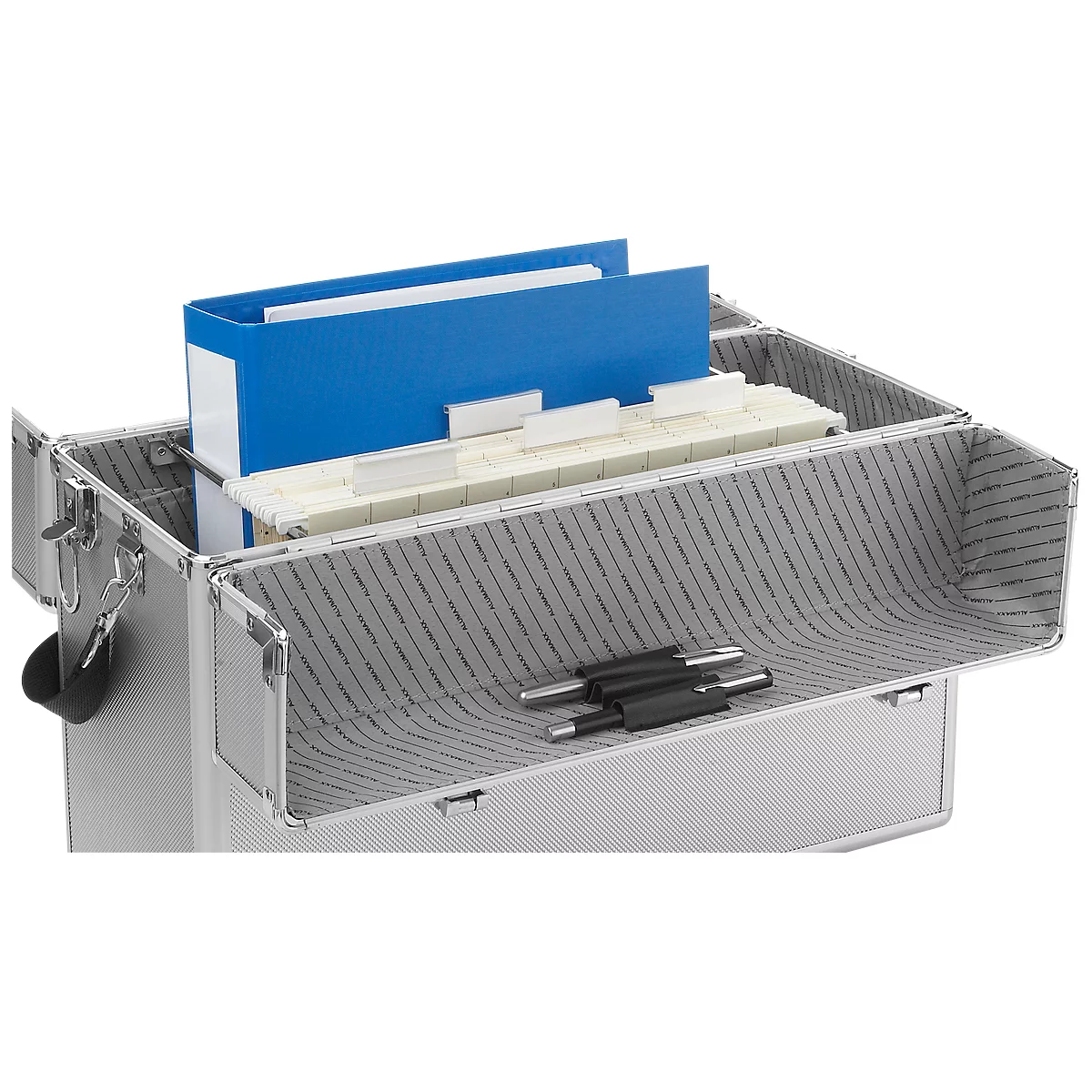 ALUMAXX Pilotenkoffer, mit Tragegriff, 1 Fach, Aluminium, silber
