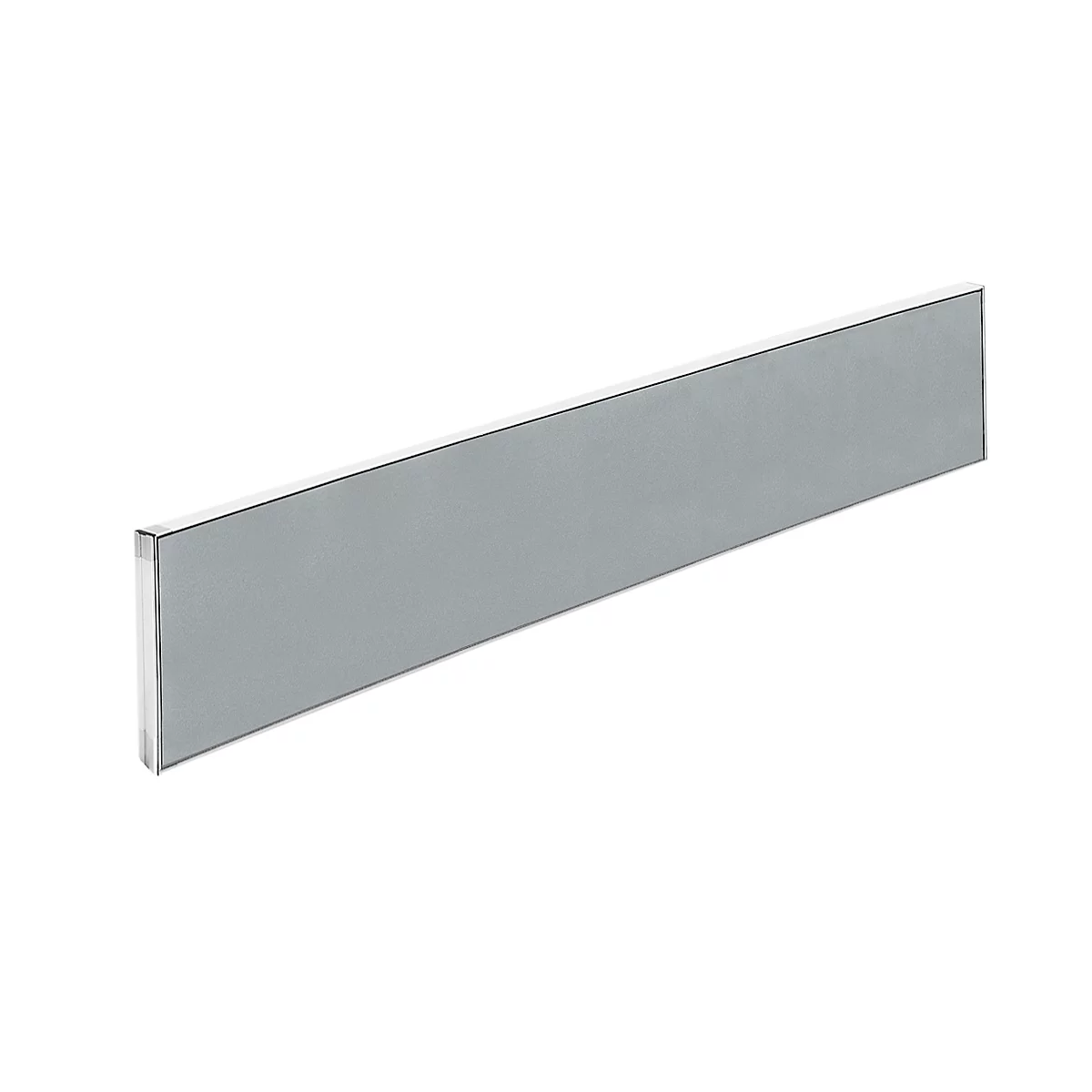 Aluna plus Tisch-Trennwand, 2000x400, grau