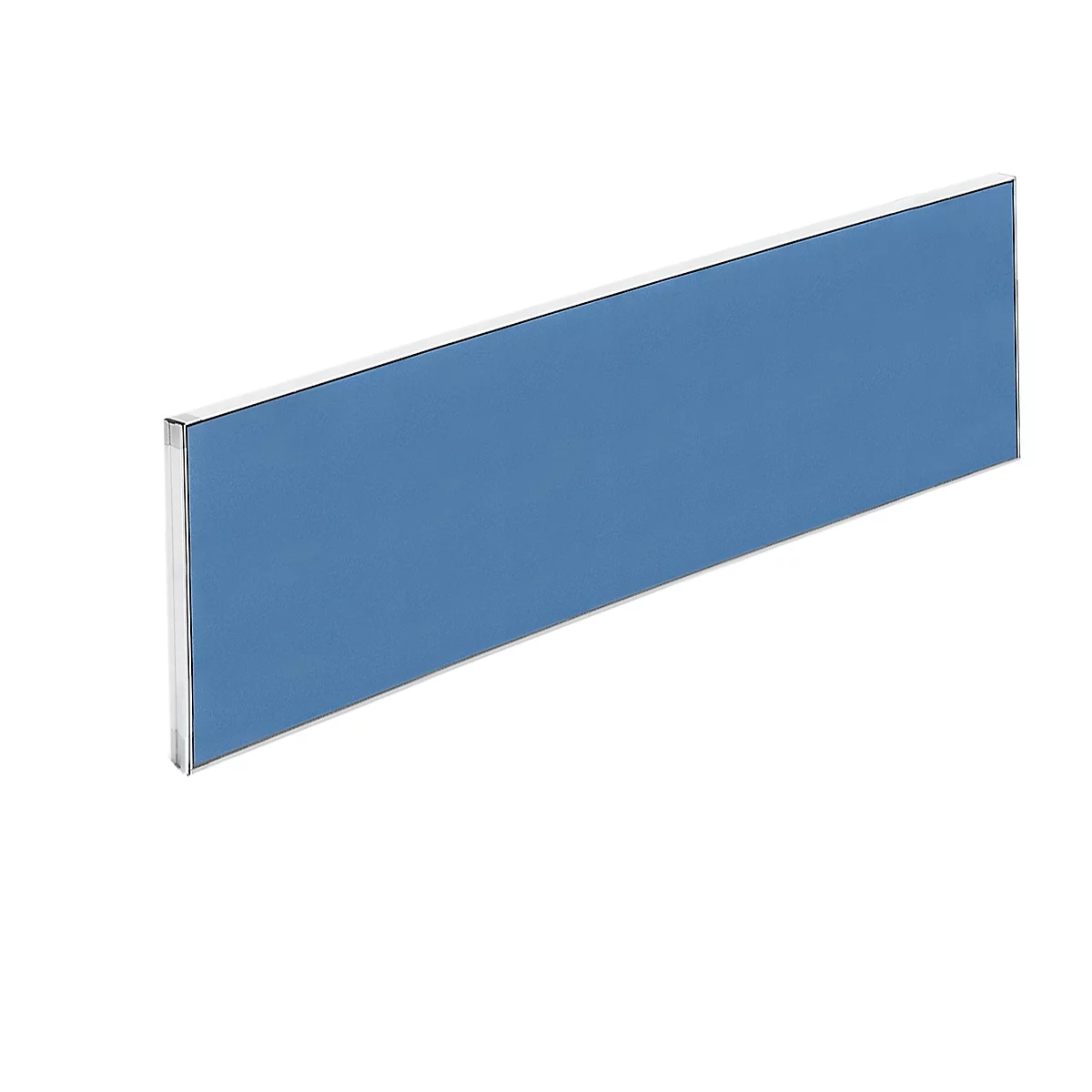 Aluna plus Tisch-Trennwand, 2000x600, blau