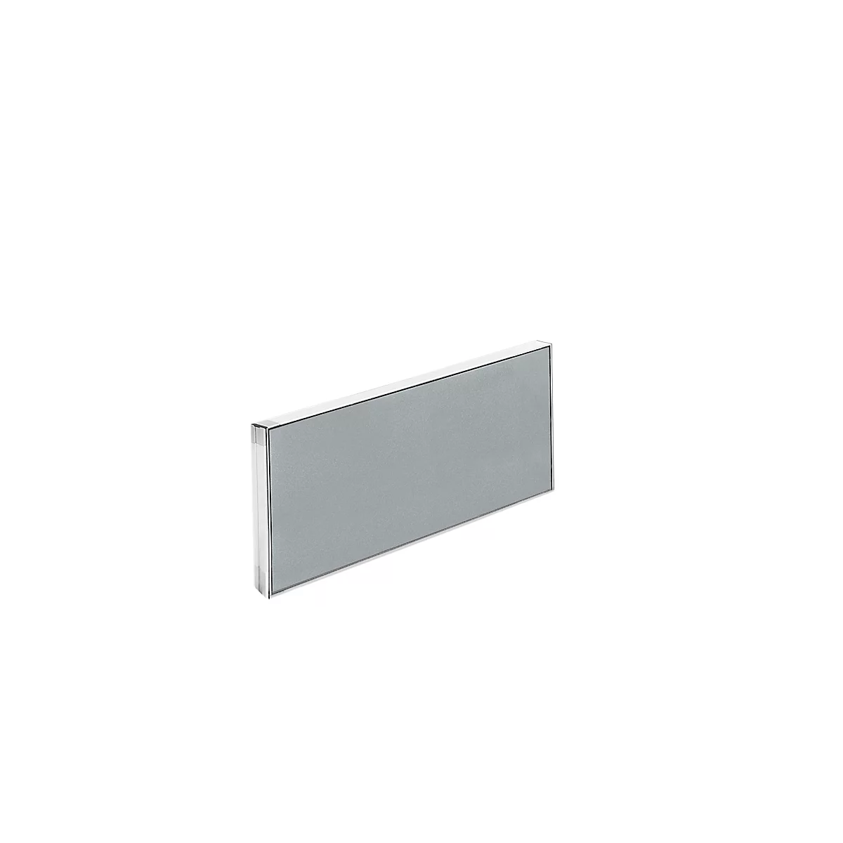 Aluna plus Tisch-Trennwand, 800x400,grau