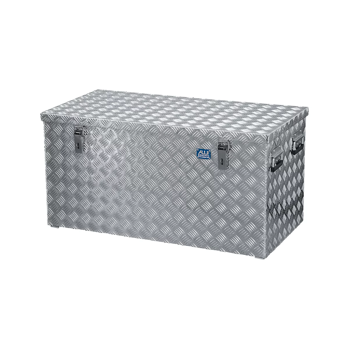Alutec Transportkist, Aluminium traanplaat met gasdrukdemper, 250 l