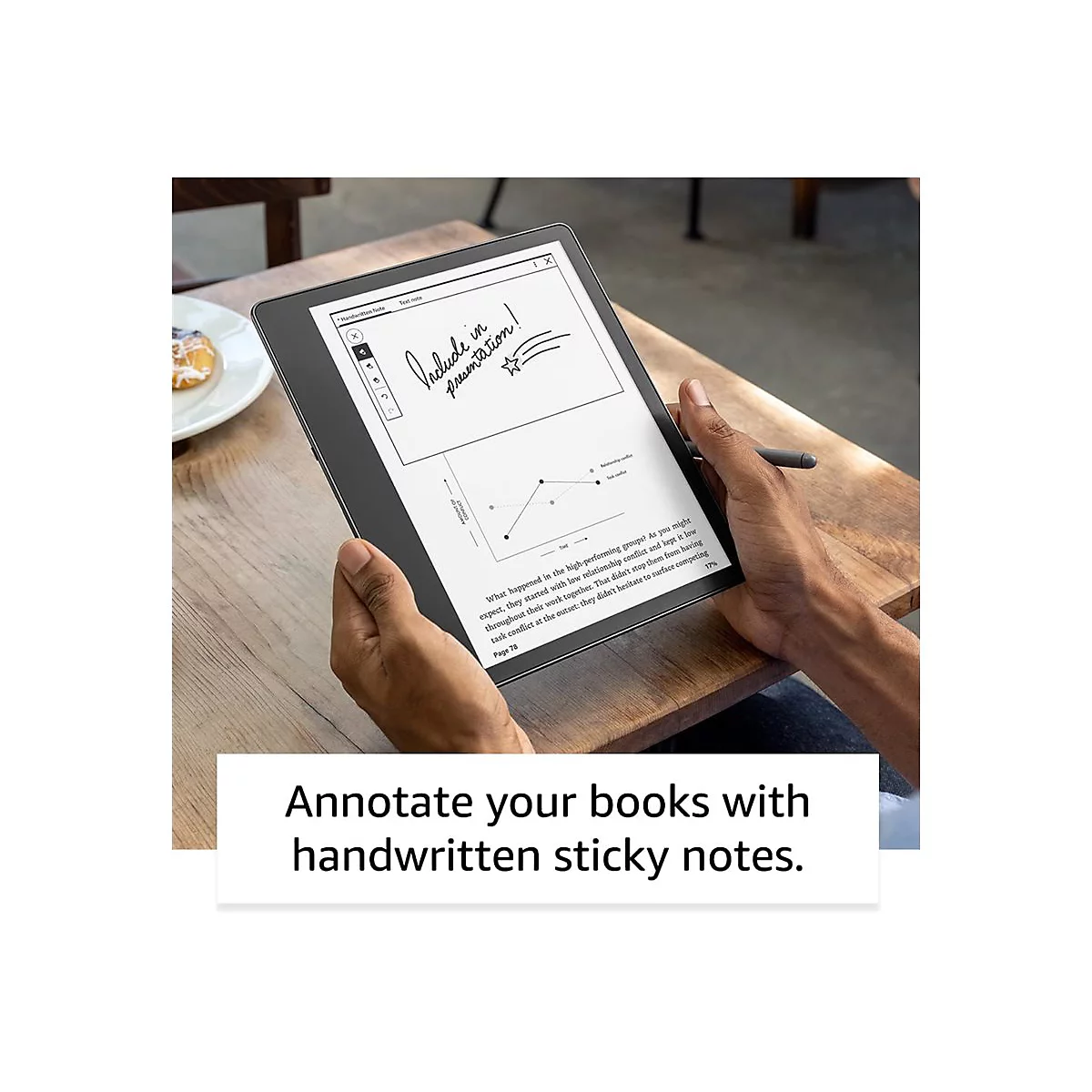 Amazon Kindle Scribe - 1. Generation - eBook-Reader - 16 GB - 25.9 cm (10.2') einfarbig - Touchscreen