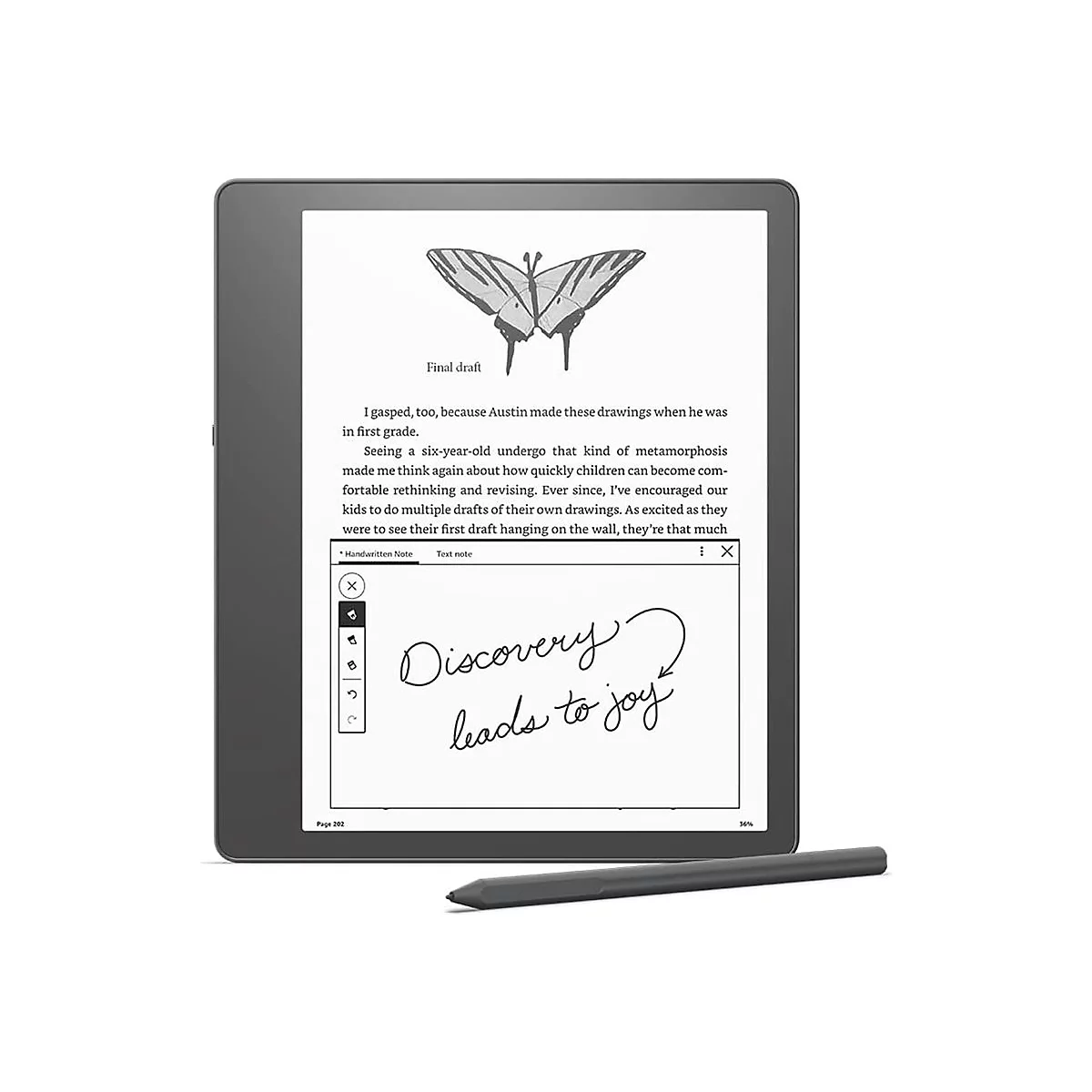 Amazon Kindle Scribe - 1. Generation - eBook-Reader - 16 GB - 25.9 cm (10.2') einfarbig - Touchscreen