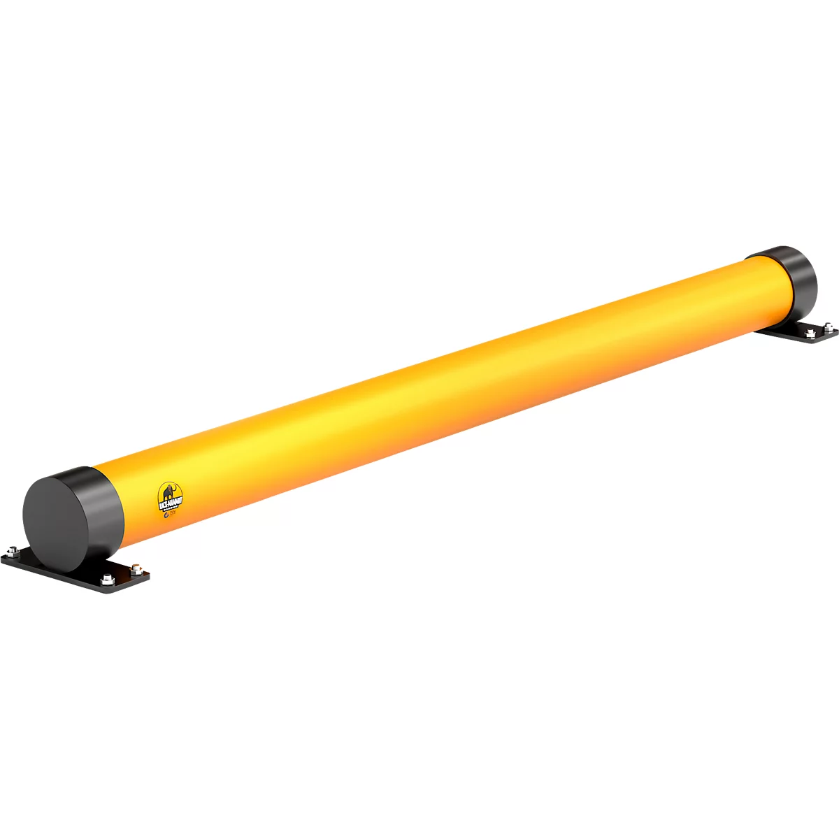 Ampere Bodenbarriere Rack-Mammut® Strong, Kunststoff, L 2000 x H 171 mm, verkehrsgelb