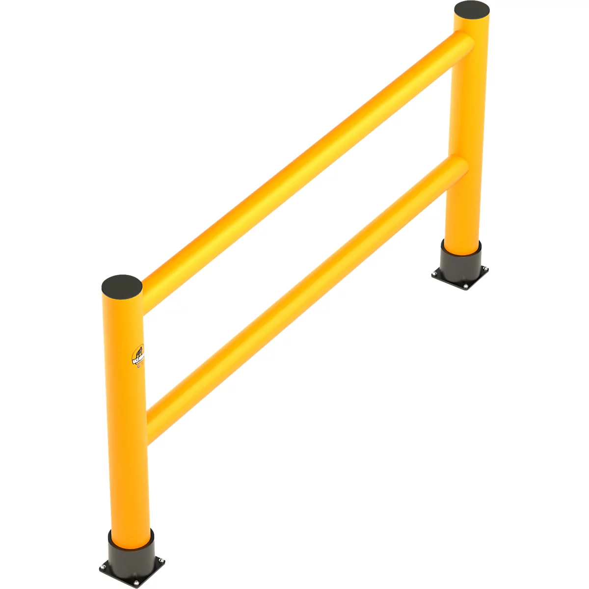 Ampere Handlauf Rack-Mammut® Flex, Kunststoff, L 8000 x H 1100 mm, verkehrsgelb