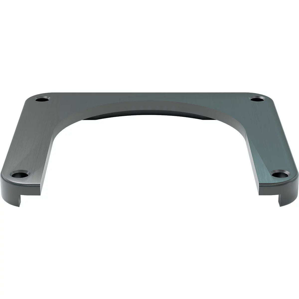 Ampere mobile Montageplatte für Einzel- und Doppelplanken Rack-Mammut®, Stahl, B 280/200 x T 260 x H 25 mm, schwarz