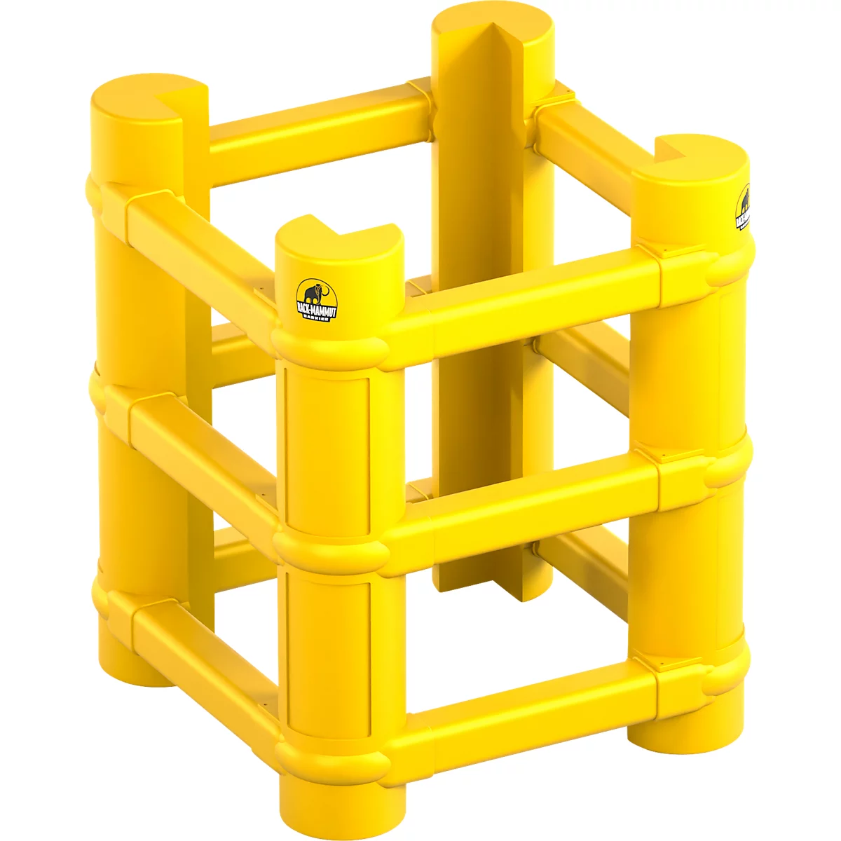Ampere Universal Säulenschutz Rack-Mammut®, Kunststoff, H 1000 mm, für Säulen 200-700 mm, verkehrsgelb