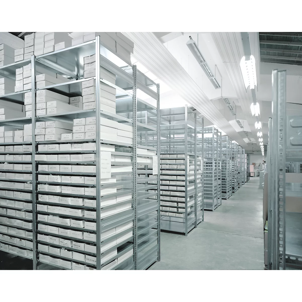 Anbau-Steckregal Orion Plus, B 750 x T 400 x H 2500 mm