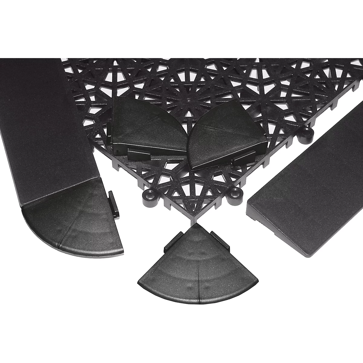 Angles pour grille de sol Yoga Rost®, noir, 4 p.