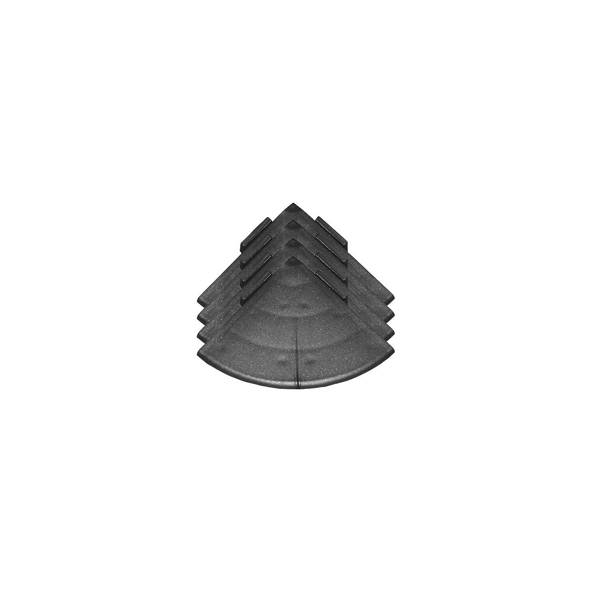 Angles pour grille de sol Yoga Rost®, noir, 4 p.