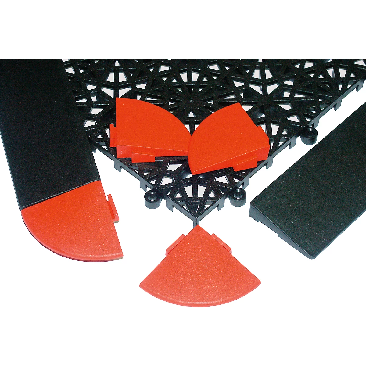 Angles pour grille de sol Yoga Rost®, rouge, 4 p.
