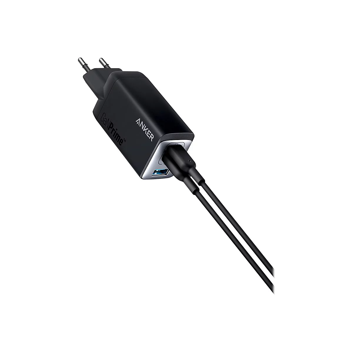 Anker 735 - Netzteil - 65 Watt - 5 A - Anker PowerIQ 4.0 - 3 Ausgabeanschlussstellen (USB Typ A, 2 x USB-C)