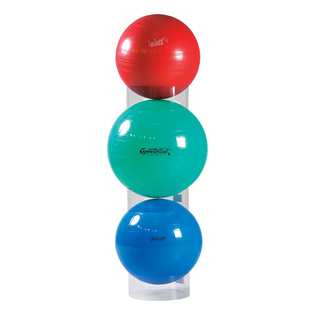 Anneaux de rangement pour ballons de gymnastique, transparent, pour ballons de 55 à 120 cm, lot de 3