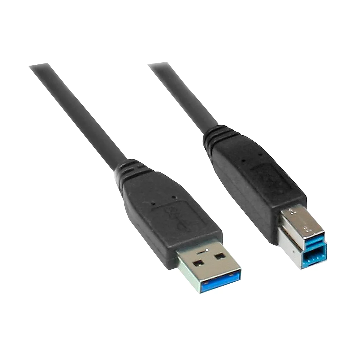 Anschlusskabel USB 3.0 Stecker A/B, 3m, schwarz