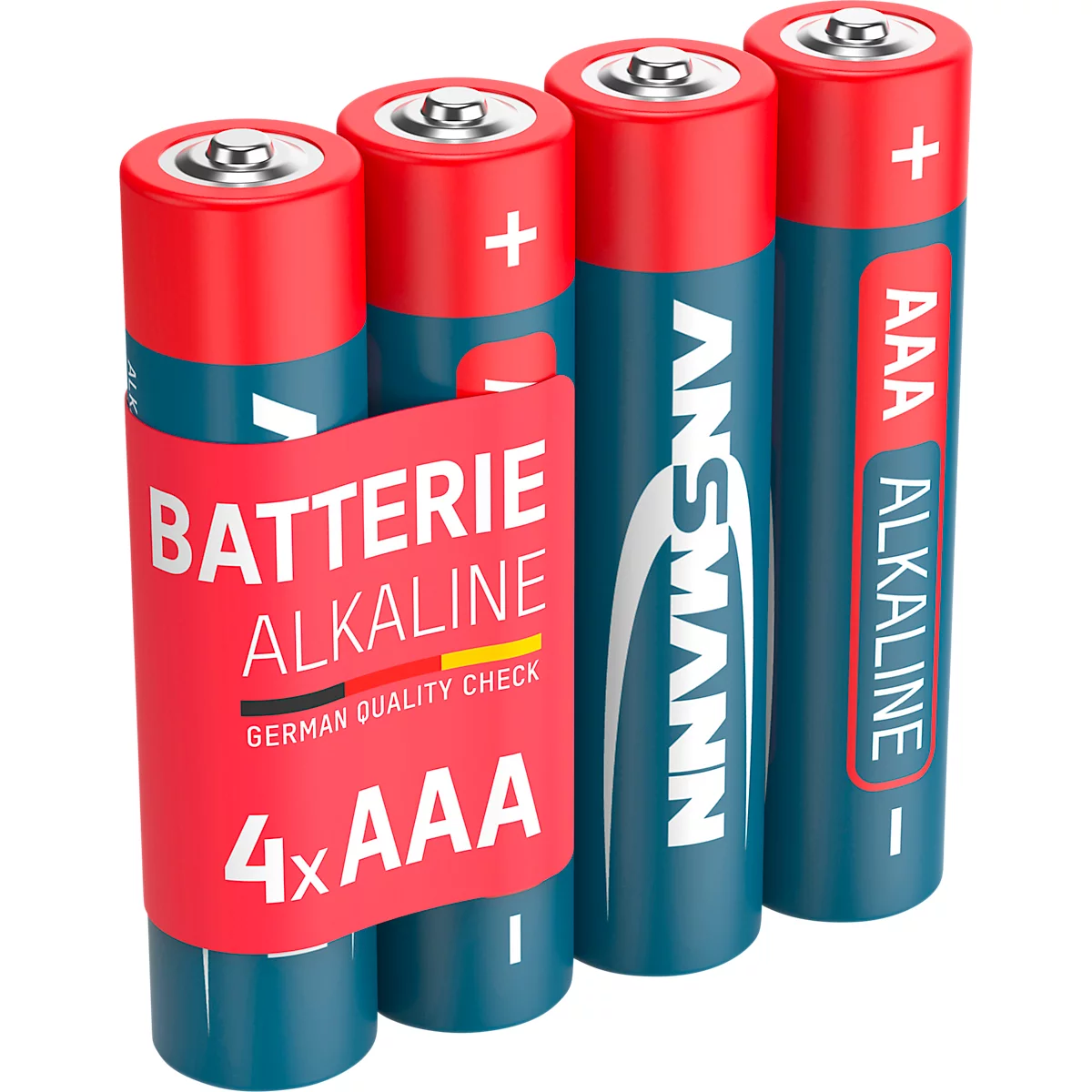Ansmann Alkaline-Batterien Micro AAA, 4 Stück