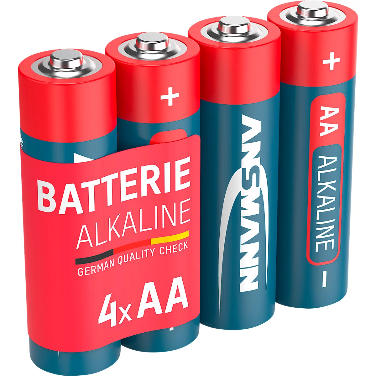 Ansmann Alkaline-Batterien Mignon AA, 4 Stück