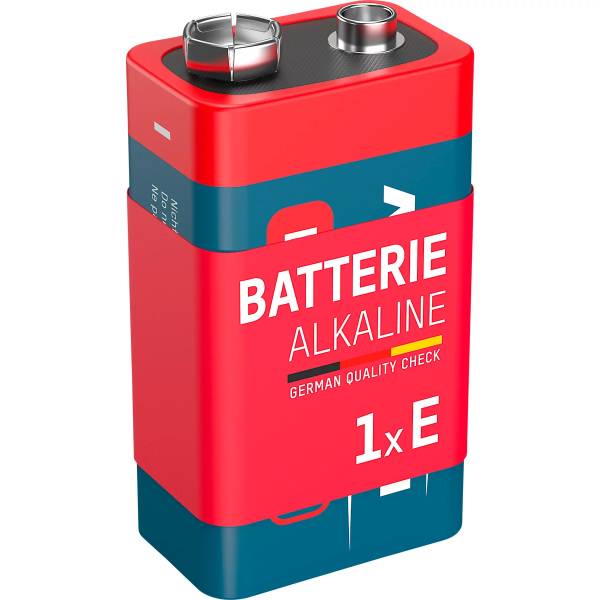 Ansmann Alkaline Block E Batterien, 9 Volt, besonders lange Lebensdauer, 1 Stück