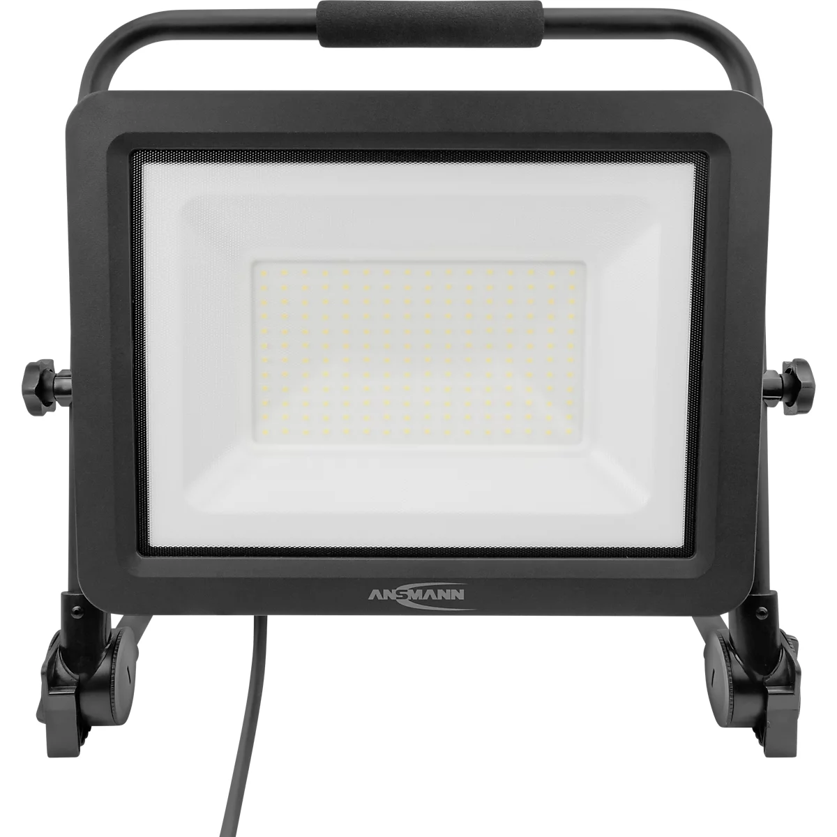 ANSMANN FL150W-AC LED werkschijnwerper, 18.000 lumen, IP65, slagvast, met draaggreep, zwart