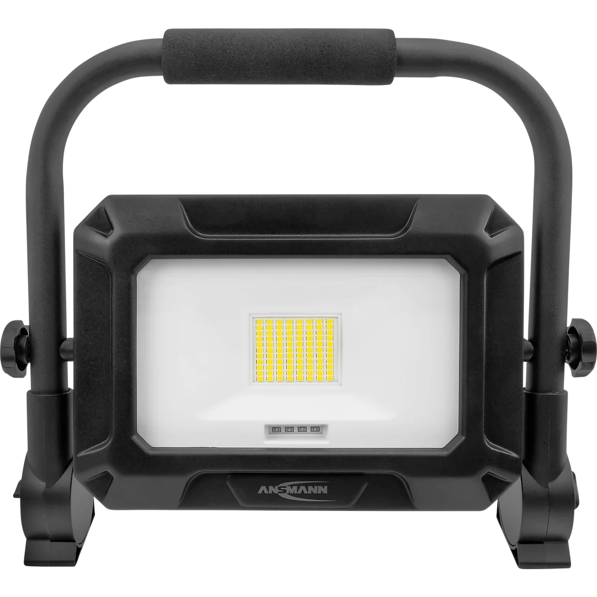 ANSMANN FL50W-R Projecteur de travail LED à accu, 4.500 lumens, IP54, antichoc, réglable, tête de lampe 360°, noir