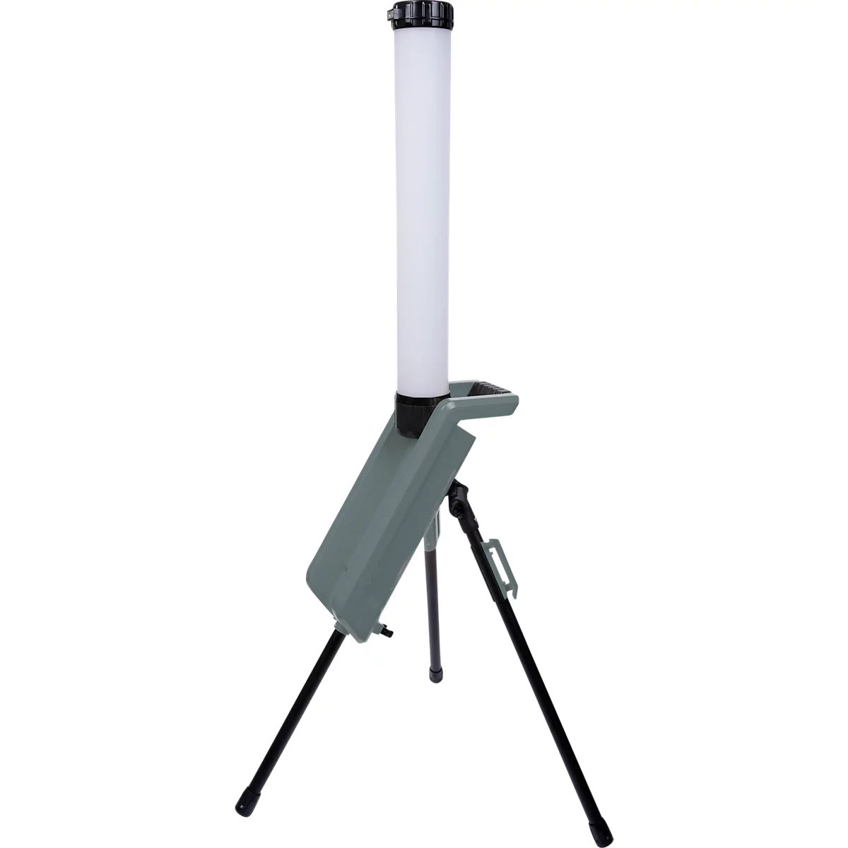 ANSMANN LED-Tower WL7000AC Flex, 7000 Lumen, 360° Abstrahlwinkel, 6500K, IP54, IK07, Integriertes Stativ & Steckdose, schwarz