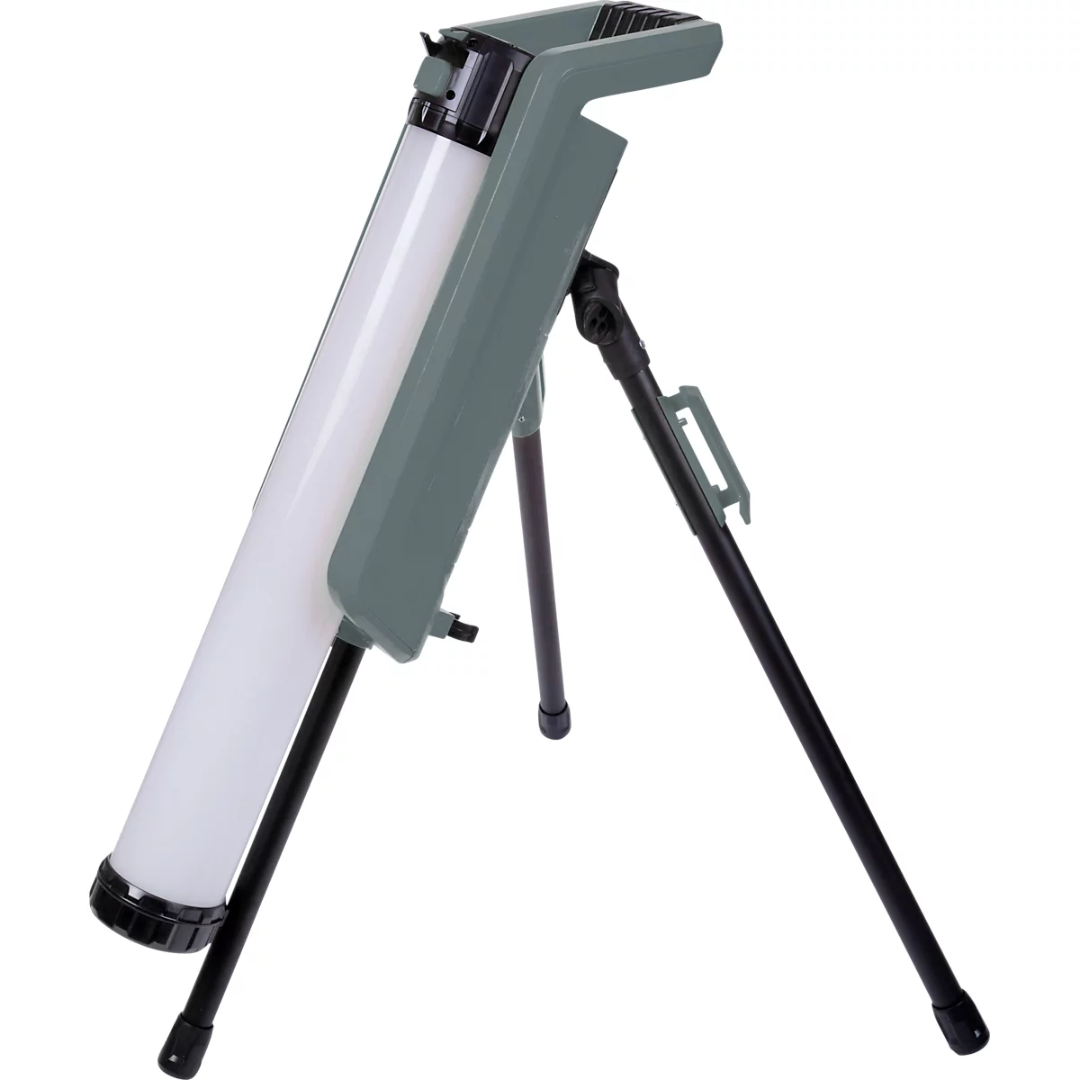 ANSMANN LED-Tower WL7000AC Flex, 7000 Lumen, 360° Abstrahlwinkel, 6500K, IP54, IK07, Integriertes Stativ & Steckdose, schwarz