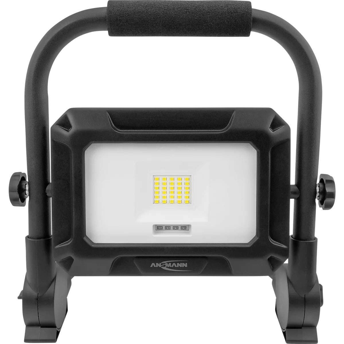 ANSMANN LED werklamp FL20W-R, 2.000 lumen, oplaadbare 4.400 mAh batterij, spatwaterdicht (IP54), zwart