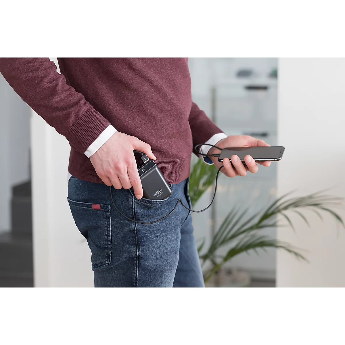 Ansmann Powerbank 10.8 mini, 10000 mAh, 2 x port USB, 208 g