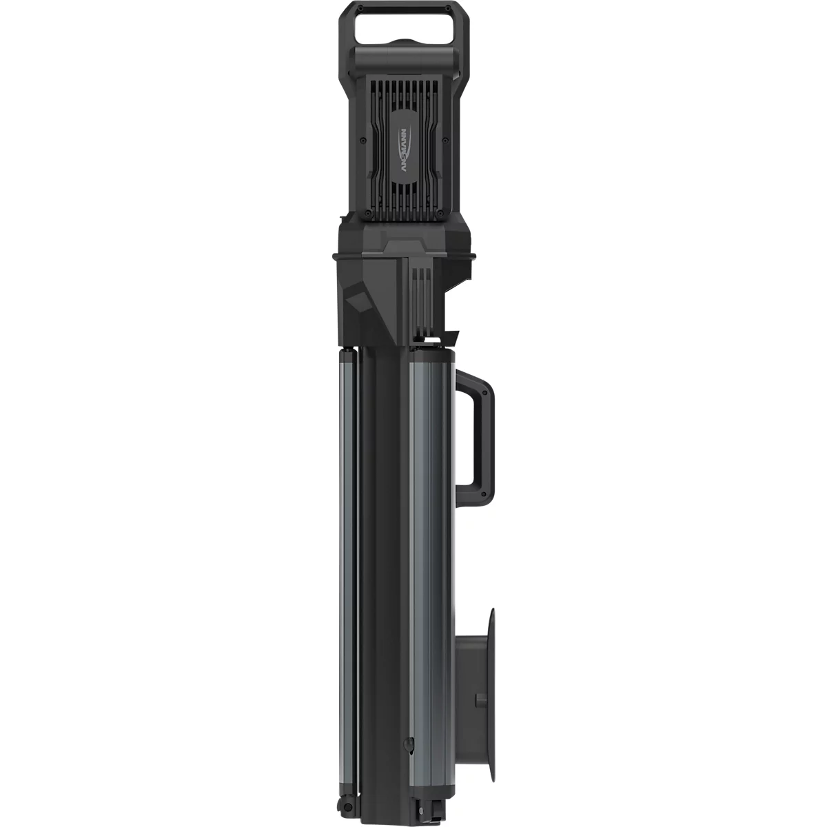 ANSMANN WL11500R dubbele LED bouwspot, 11.500 lumen, 2× 36W SMD LED's, oplaadbare batterij en netvoeding, verstelbaar, statief en magneetvoet, zwart