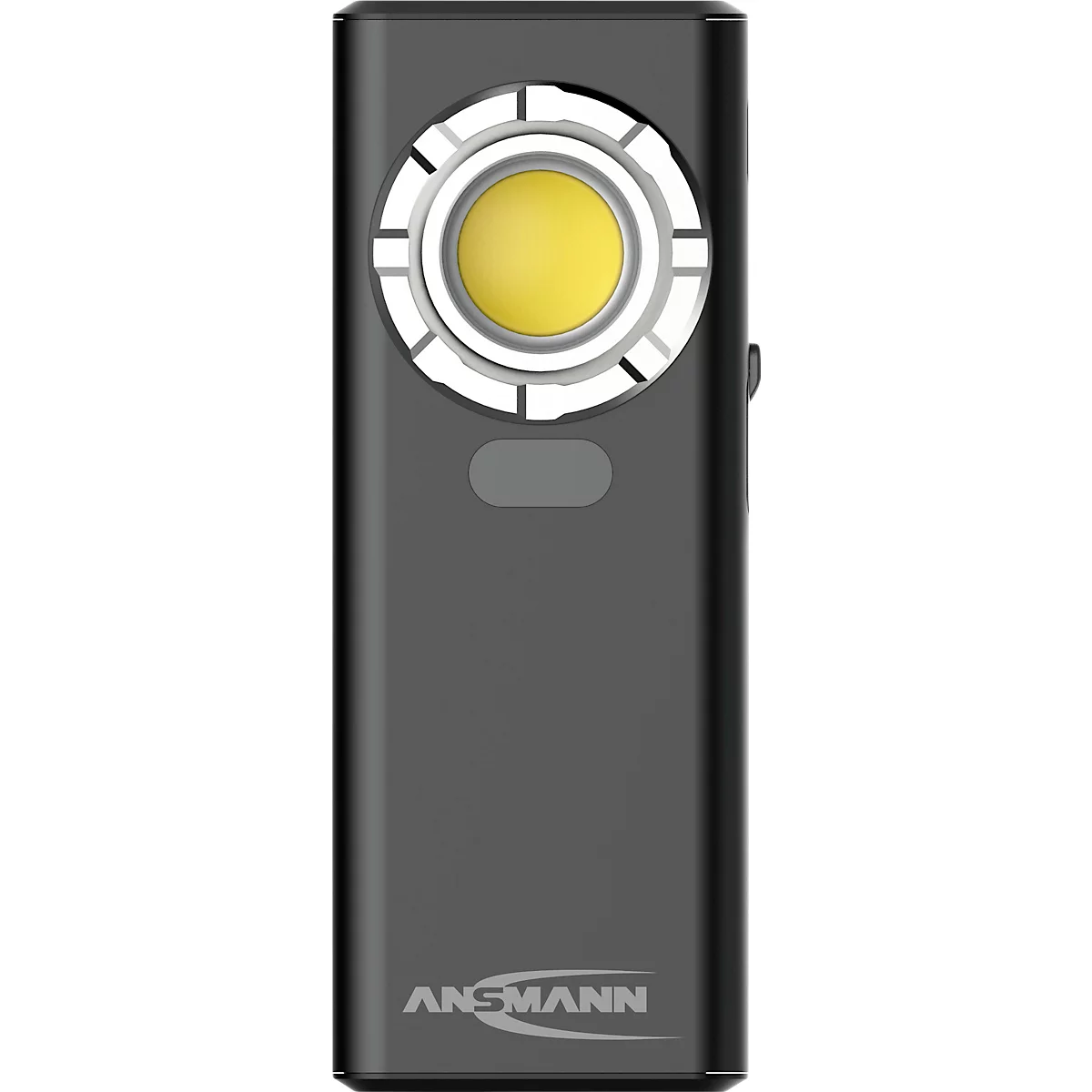 ANSMANN WL1200R-DS Lampe de travail, 1 200 lumens, batterie, IPX6/IK07, trois niveaux de luminosité, avec aimant de maintien et clip ceinture, noir